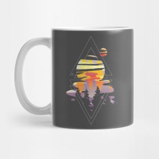 Cosmic Woods Forest Design Mug